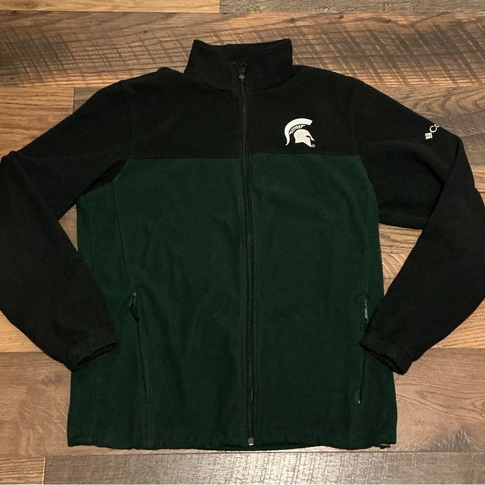 Columbia Men's Black and Green Jacket